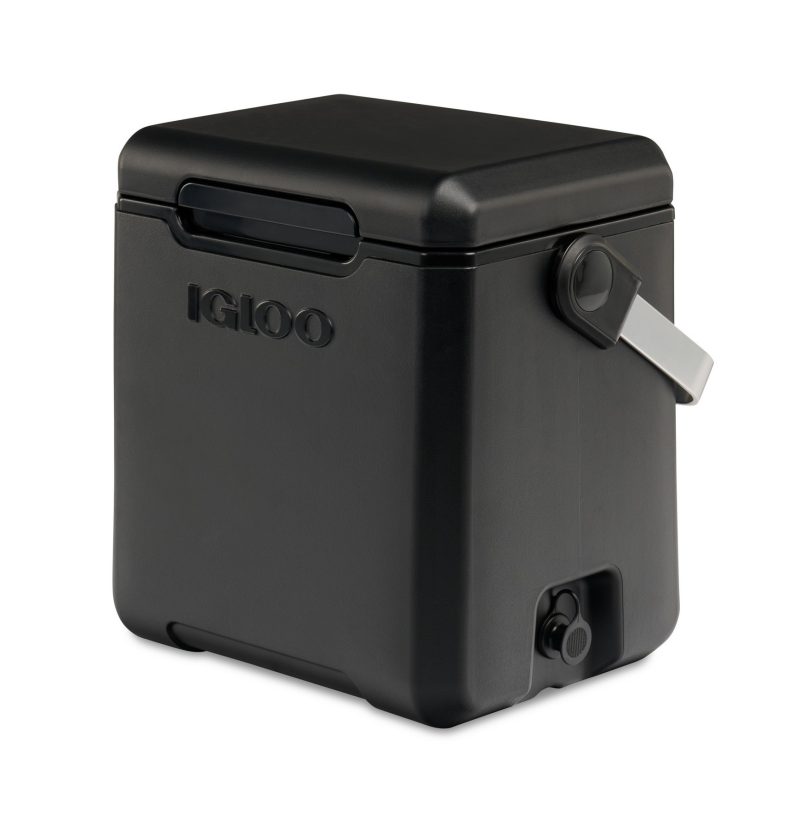 Custom Igloo Tag Along High Rise Cooler - Black with Company Logo - Personalized Bulk Corporate Gift - 5