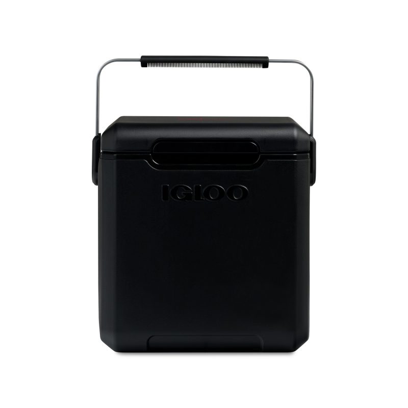 Custom Igloo Tag Along High Rise Cooler - Black with Company Logo - Personalized Bulk Corporate Gift