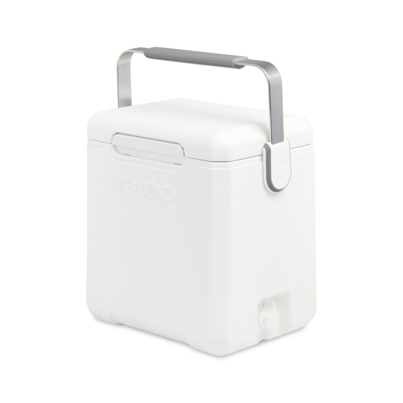 Custom Igloo Tag Along High Rise Cooler - White with Company Logo - Personalized Bulk Corporate Gift - 4