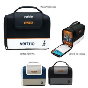 Custom Kanga Coolers 12 Can Kase Mate Iceless Cooler Bag with Company Logo - Personalized Bulk Corporate Gift