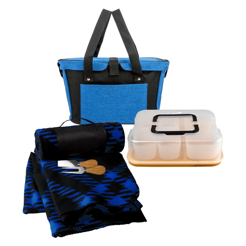 Custom Ridge Cooler Charcuterie Set with Company Logo - Personalized Bulk Corporate Gift - 2