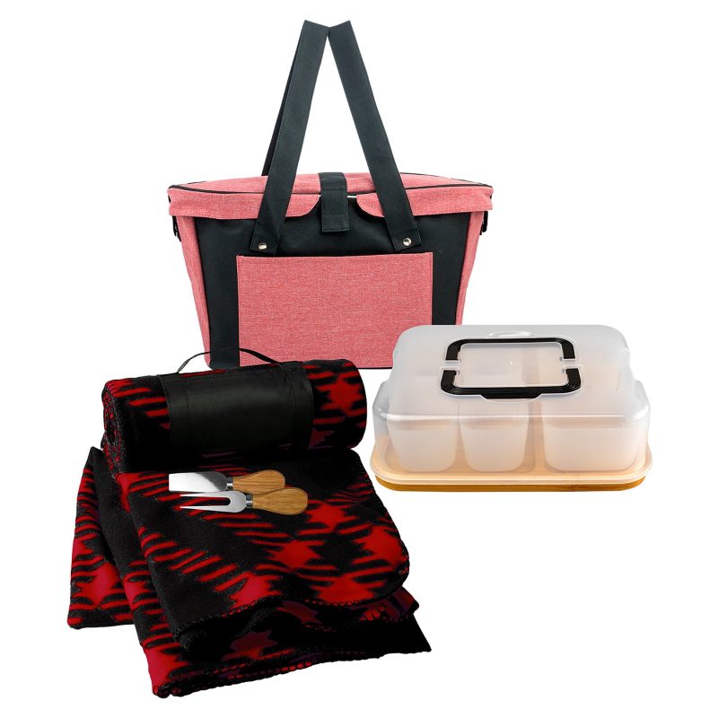 Custom Ridge Cooler Charcuterie Set with Company Logo - Personalized Bulk Corporate Gift - 6