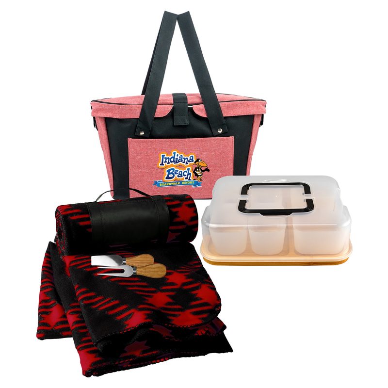 Custom Ridge Cooler Charcuterie Set with Company Logo - Personalized Bulk Corporate Gift - 7