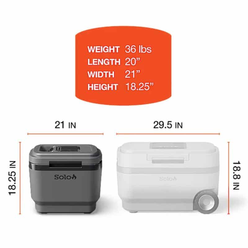 Custom Solo Stove Windchill 30 Cooler + Mobile A/C with Company Logo - Personalized Bulk Corporate Gift - 3