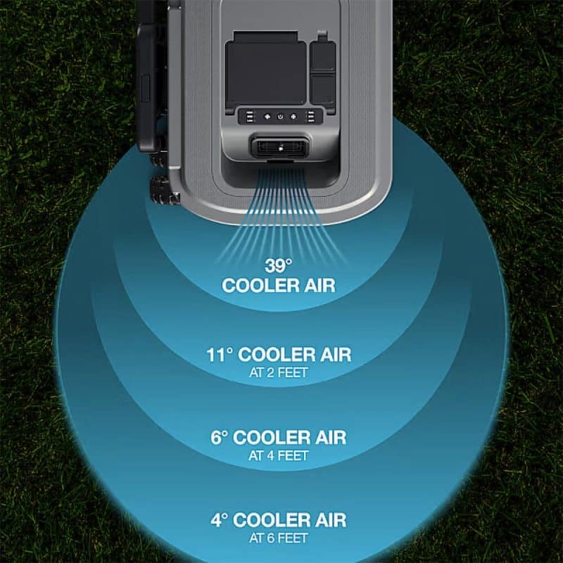 Custom Solo Stove Windchill 30 Cooler + Mobile A/C with Company Logo - Personalized Bulk Corporate Gift - 5