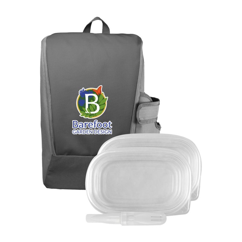 Custom Zippy Cooler Lunch & Cutlery Set with Company Logo - Personalized Bulk Corporate Gift - 5