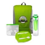 Custom Zippy Cooler Lunch & Drink Set with Company Logo - Personalized Bulk Corporate Gift - 7