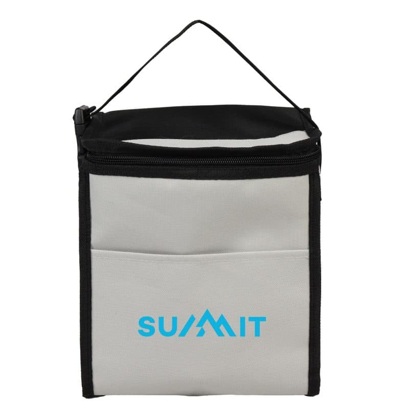 Custom 12 Can Lunch Cooler with Company Logo - Personalized Bulk Corporate Gift