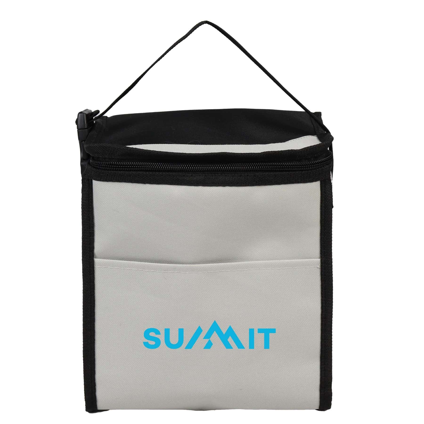 Custom 12 Can Lunch Cooler with Company Logo - Personalized Bulk Corporate Gift