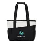 Custom 20 Can Tote Cooler Bag with Company Logo - Personalized Bulk Corporate Gift