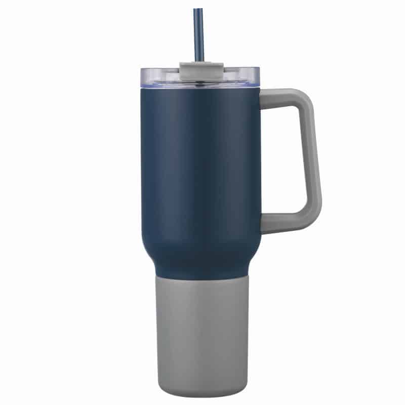 Custom 3-in-1 Stainless Steel 20 oz Tumbler and Cooler with Handle with Company Logo - Personalized Bulk Corporate Gift - 4