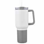 Custom 3-in-1 Stainless Steel 20 oz Tumbler and Cooler with Handle with Company Logo - Personalized Bulk Corporate Gift - 9