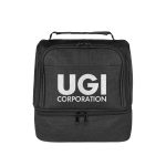 Custom CarryCool Double Deck Lunch Bag (Factory Direct) 10-12 Weeks with Company Logo - Personalized Bulk Corporate Gift - 2
