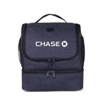 Custom ChillMate Double Deck Lunch Bag w/Mesh Pockets (Factory Direct) 10-12 Weeks with Company Logo - Personalized Bulk Corporate Gift - 3