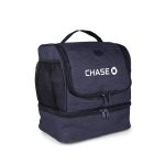 Custom ChillMate Double Deck Lunch Bag w/Mesh Pockets (Factory Direct) 10-12 Weeks with Company Logo - Personalized Bulk Corporate Gift - 5