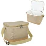 Custom Cork Lunch Cooler with Company Logo - Personalized Bulk Corporate Gift - 1