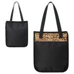 Custom Delphi Cork & Coffee Grounds Lunch Cooler Bag with Company Logo - Personalized Bulk Corporate Gift - 1