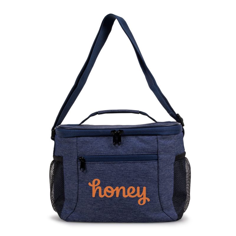 Custom DenimChill Cooler Bag 8-Can (Factory Direct) 10-12 Weeks with Company Logo - Personalized Bulk Corporate Gift - 3