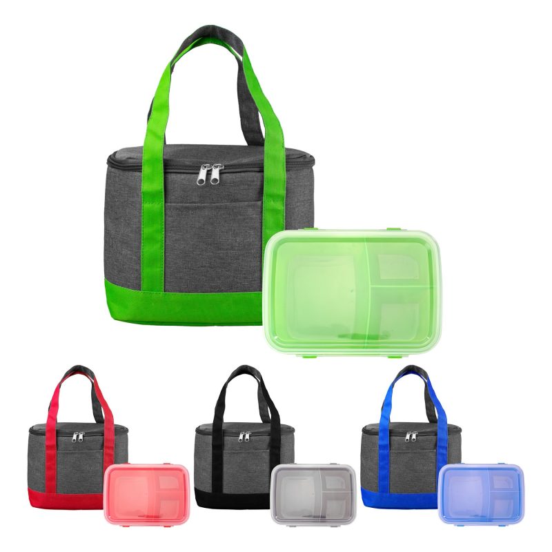 Custom Marine Cooler Lunch To Go Set with Company Logo - Personalized Bulk Corporate Gift - 1