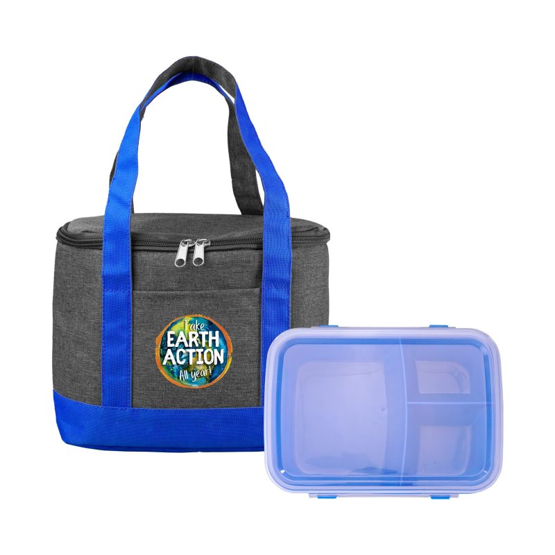 Custom Marine Cooler Lunch To Go Set with Company Logo - Personalized Bulk Corporate Gift - 8