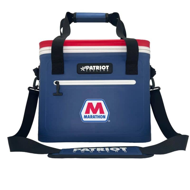 Custom Patriot Glacierpak 24 Can with Company Logo - Personalized Bulk Corporate Gift
