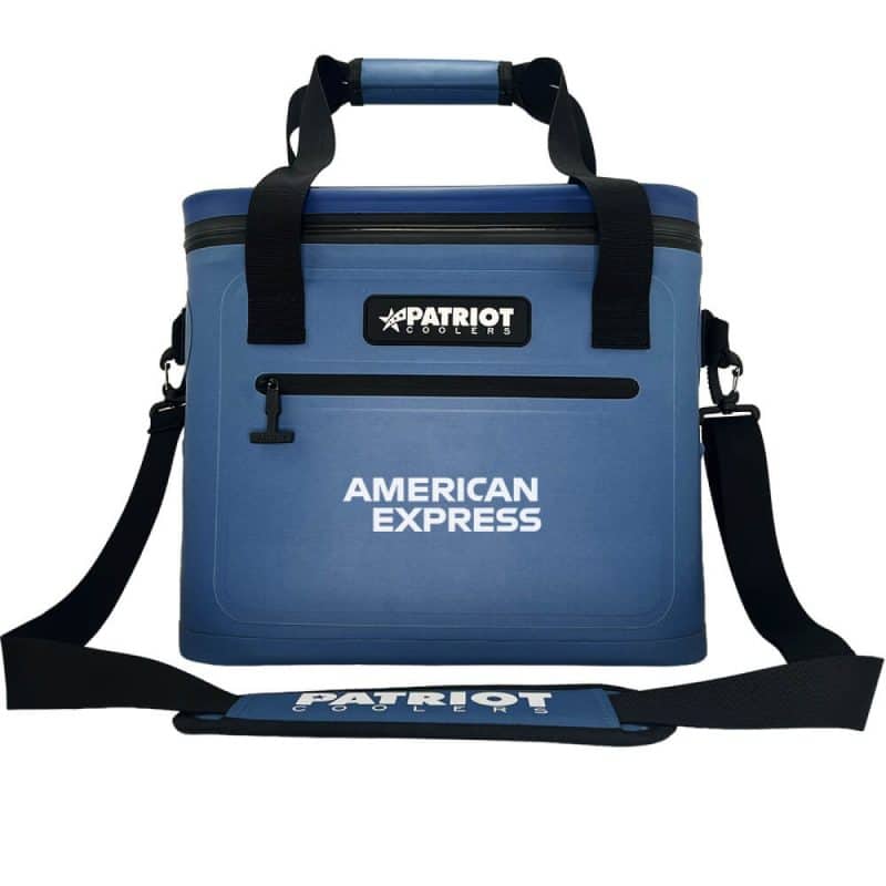 Custom Patriot Glacierpak 24 Can with Company Logo - Personalized Bulk Corporate Gift - 9