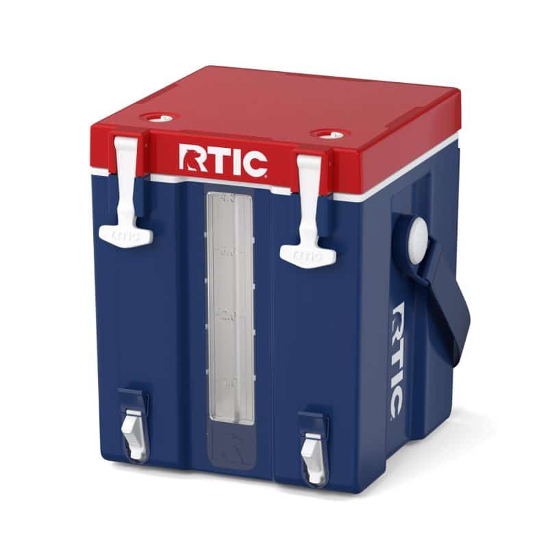 Custom RTIC® 4 Gal Double-Time Water Cooler with Company Logo - Personalized Bulk Corporate Gift - 4