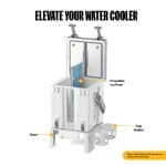 Custom RTIC® 4 Gal Double-Time Water Cooler with Company Logo - Personalized Bulk Corporate Gift - 6