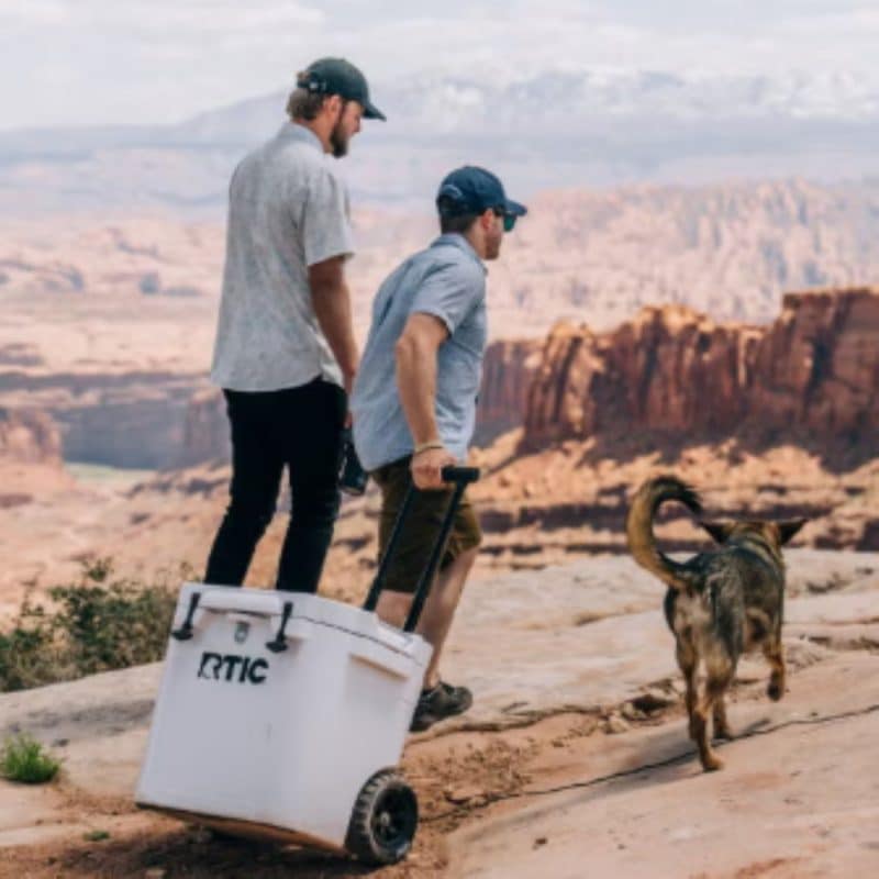 Custom RTIC® 45 QT Ultra-Tough Wheeled Cooler with Company Logo - Personalized Bulk Corporate Gift - 9