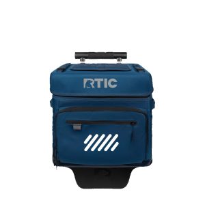 Custom Rtic 40 can Everyday Wheeled Cooler with Company Logo - Personalized Bulk Corporate Gift
