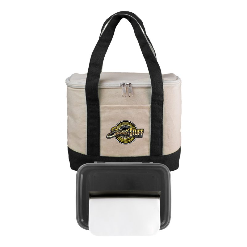 Custom Sailing Cooler Lunch Set with Company Logo - Personalized Bulk Corporate Gift - 4