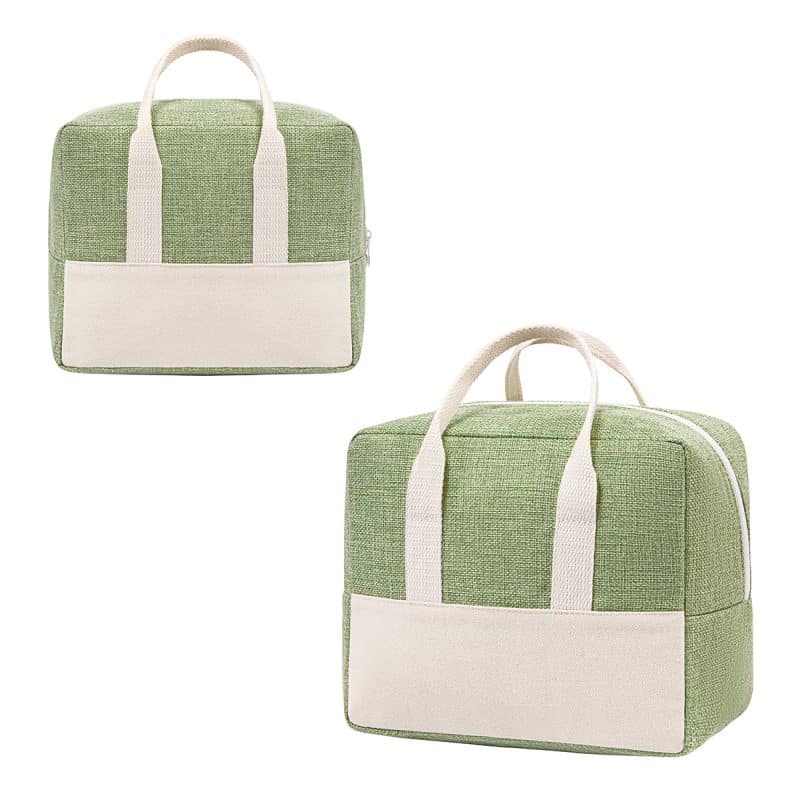 Custom Santa Cruz Textured Lunch Cooler Bag with Company Logo - Personalized Bulk Corporate Gift - 3