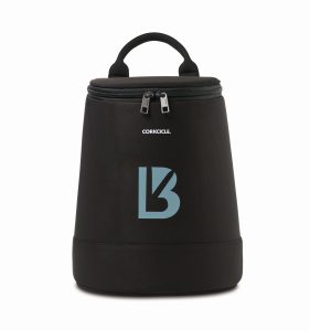 Custom CORKCICLE Eola Bucket Bag Cooler - Neoprene - Black with Company Logo - Personalized Bulk Corporate Gift