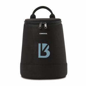 Custom CORKCICLE Eola Bucket Bag Cooler - Neoprene - Black with Company Logo - Personalized Bulk Corporate Gift
