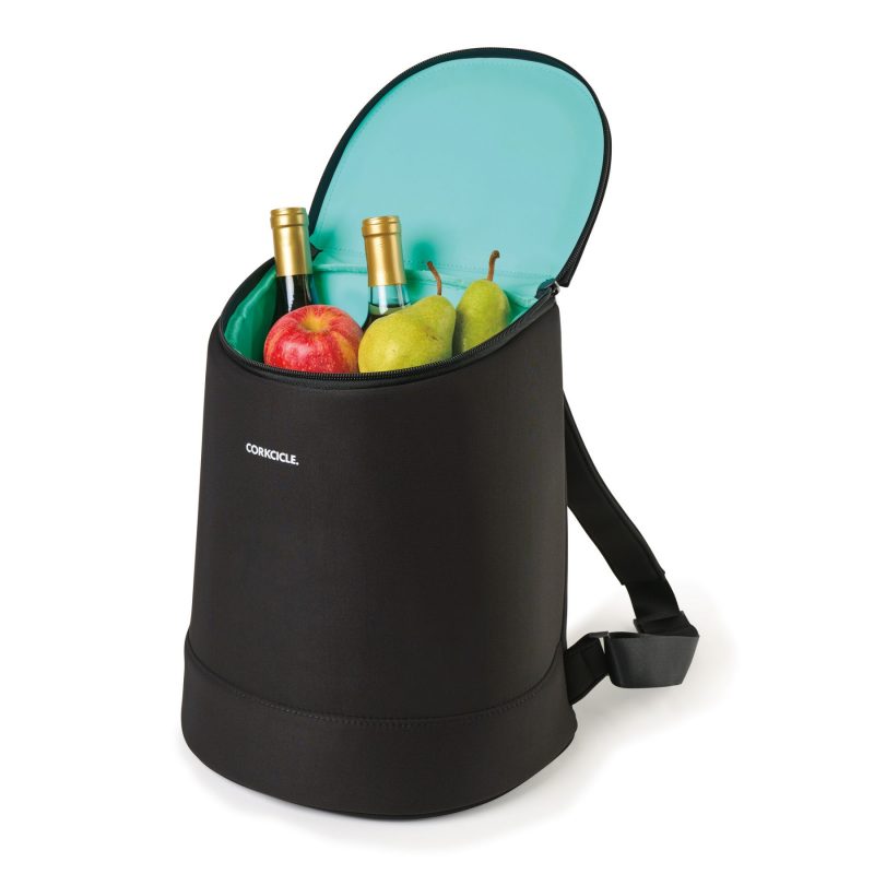 Custom CORKCICLE Eola Bucket Bag Cooler - Neoprene - Black with Company Logo - Personalized Bulk Corporate Gift - 5