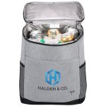 Custom EarthTrendz rPET Backpack Cooler with Company Logo - Personalized Bulk Corporate Gift - 1