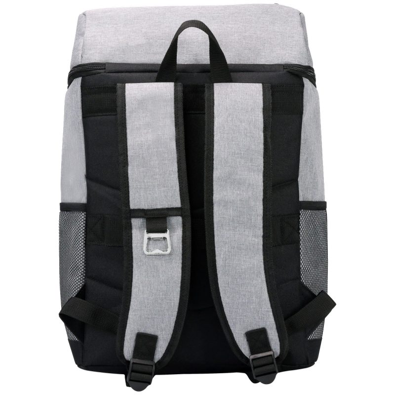 Custom EarthTrendz rPET Backpack Cooler with Company Logo - Personalized Bulk Corporate Gift - 4