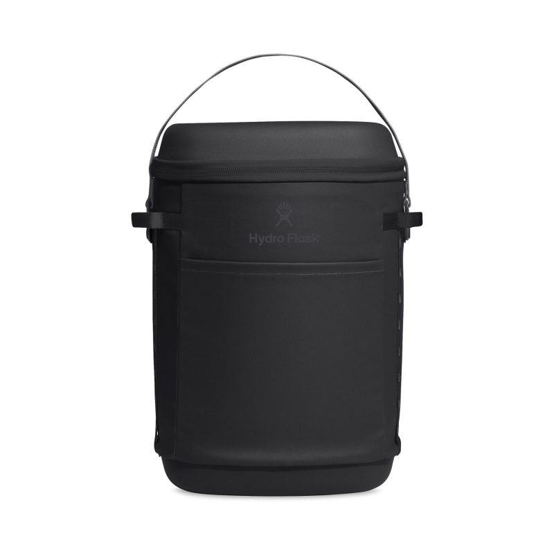 Custom Hydro Flask Carryout Backpack Cooler 22 L - Black with Company Logo - Personalized Bulk Corporate Gift - 1