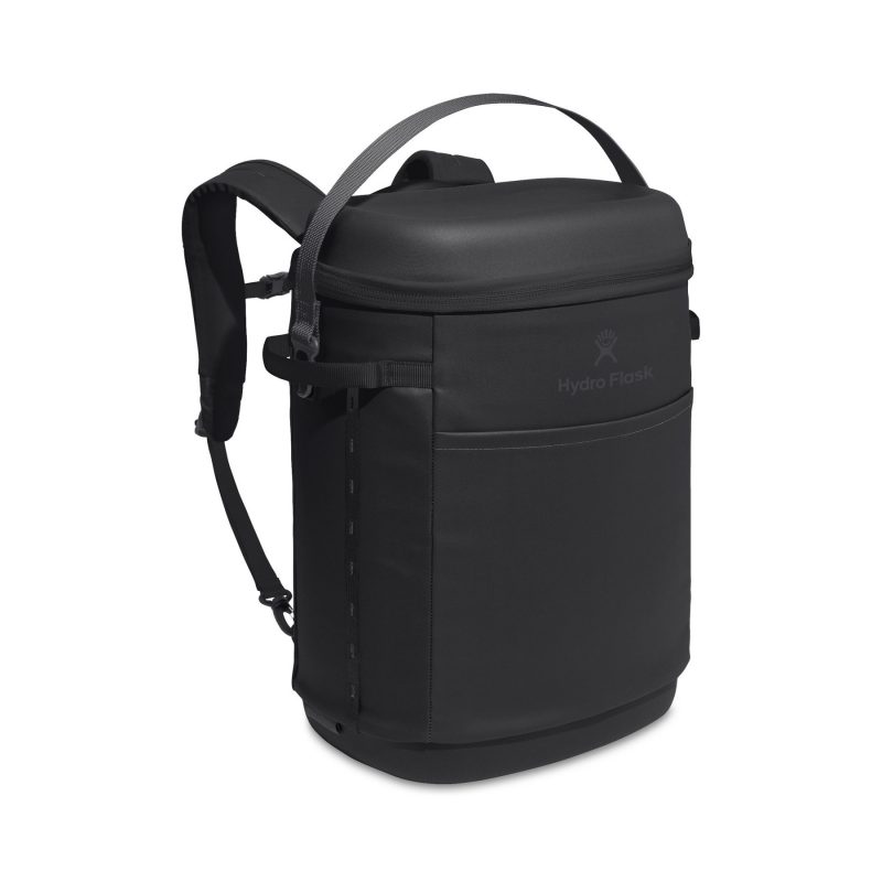 Custom Hydro Flask Carryout Backpack Cooler 22 L - Black with Company Logo - Personalized Bulk Corporate Gift - 2
