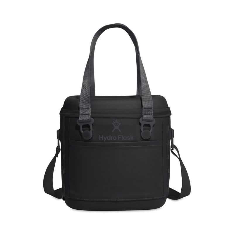 Custom Hydro Flask Carryout Cooler 10 L - Black with Company Logo - Personalized Bulk Corporate Gift - 1