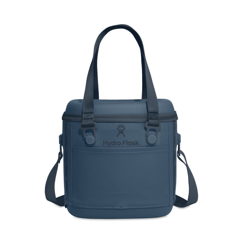 Custom Hydro Flask Carryout Cooler 10 L - Harbor Blue with Company Logo - Personalized Bulk Corporate Gift - 1