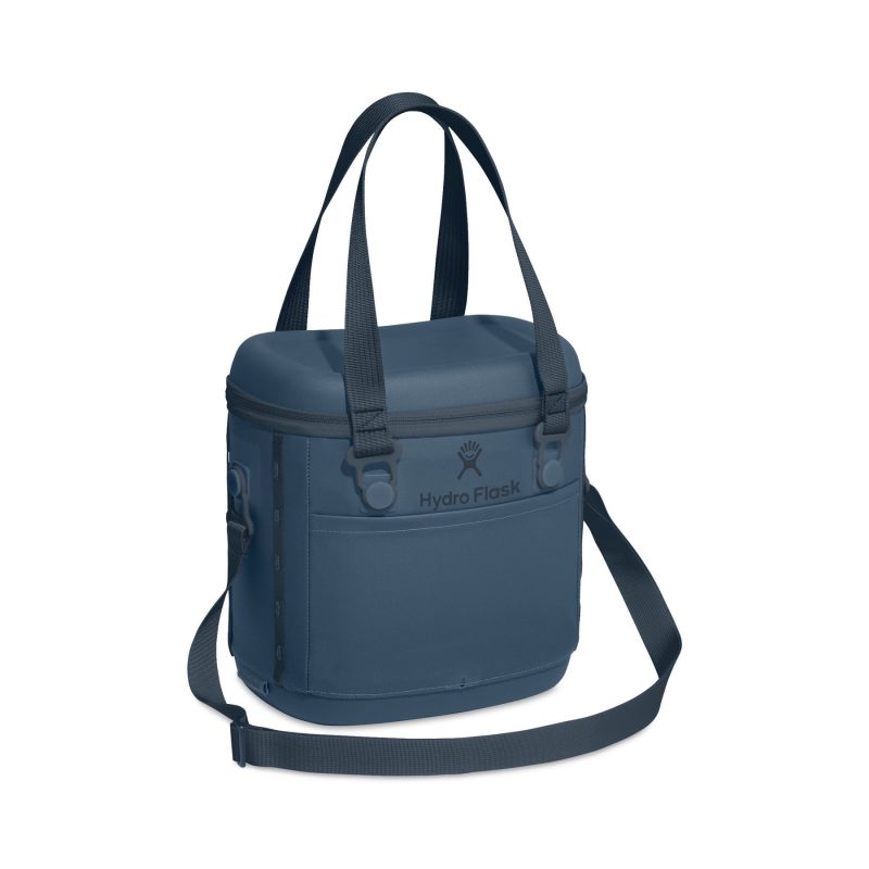 Custom Hydro Flask Carryout Cooler 10 L - Harbor Blue with Company Logo - Personalized Bulk Corporate Gift - 3