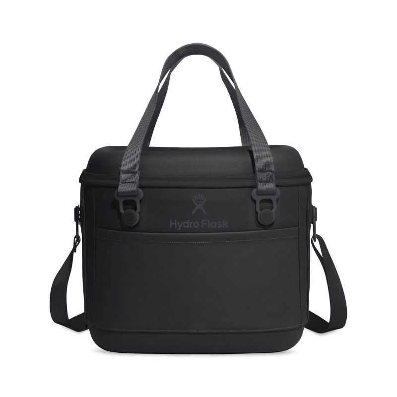 Custom Hydro Flask Carryout Cooler 15 L - Black with Company Logo - Personalized Bulk Corporate Gift - 1