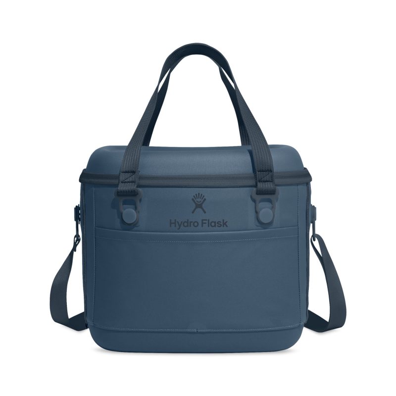 Custom Hydro Flask Carryout Cooler 15 L - Harbor Blue with Company Logo - Personalized Bulk Corporate Gift - 1