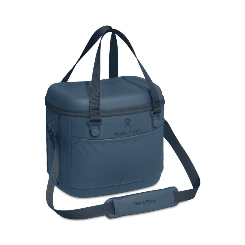 Custom Hydro Flask Carryout Cooler 15 L - Harbor Blue with Company Logo - Personalized Bulk Corporate Gift - 3