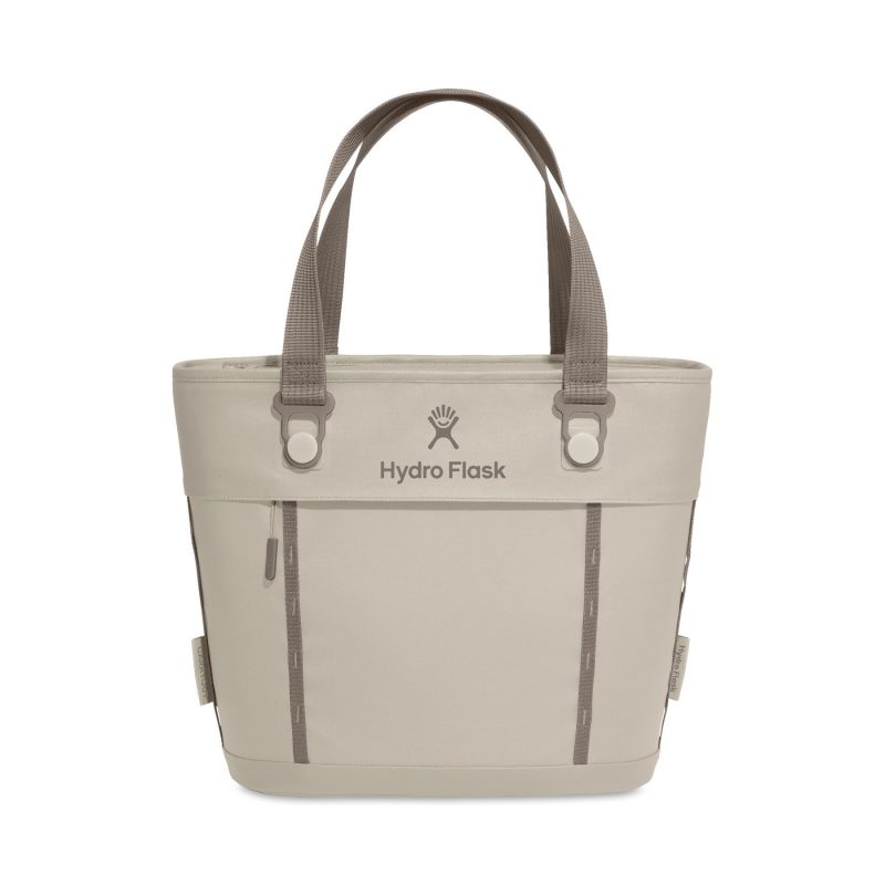Custom Hydro Flask Carryout Tote Cooler 10 L - Oat with Company Logo - Personalized Bulk Corporate Gift - 1