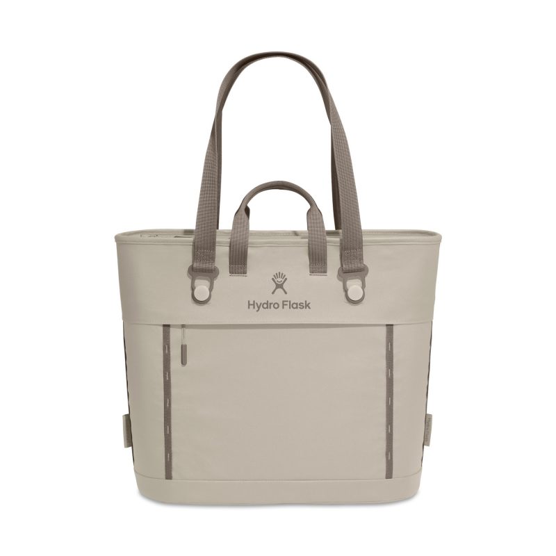 Custom Hydro Flask Carryout Tote Cooler 20 L - Oat with Company Logo - Personalized Bulk Corporate Gift - 1