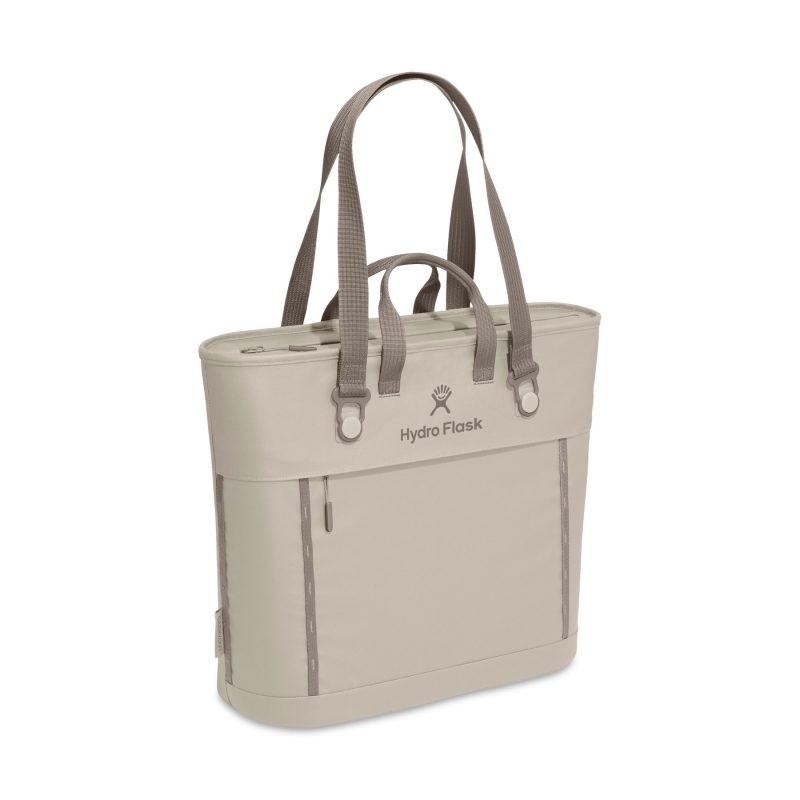 Custom Hydro Flask Carryout Tote Cooler 20 L - Oat with Company Logo - Personalized Bulk Corporate Gift - 2