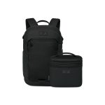 Custom Osprey Axis x Hydro Flask Backpack and Insulated Lunch Bag Bundle - Black with Company Logo - Personalized Bulk Corporate Gift - 1