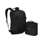 Custom Osprey Axis x Hydro Flask Backpack and Insulated Lunch Bag Bundle - Black with Company Logo - Personalized Bulk Corporate Gift - 2